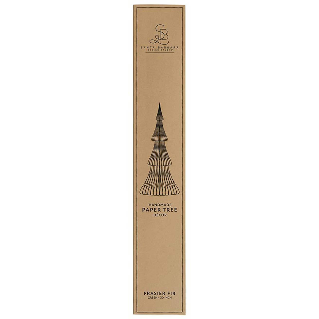 Paper Tree - Frasier Fir Green 30": Cotton Paper
