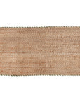 Art of the Entry Braided Jute Doormat With Green Trim 