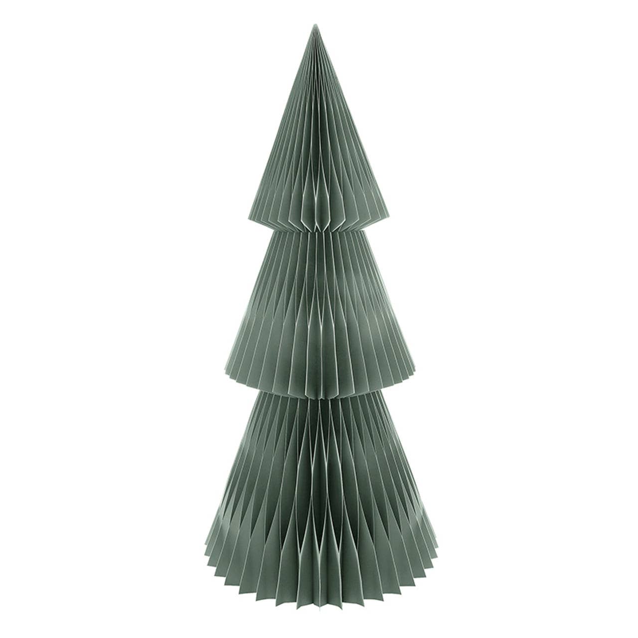 Paper Tree - Balsam Fir Frosted Sage 48": Paper/Magnetic Closure/Gift Boxed / 48" H x 22" Dia