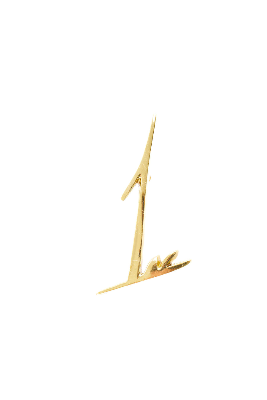 Leaf Flourish Brass House Numbers