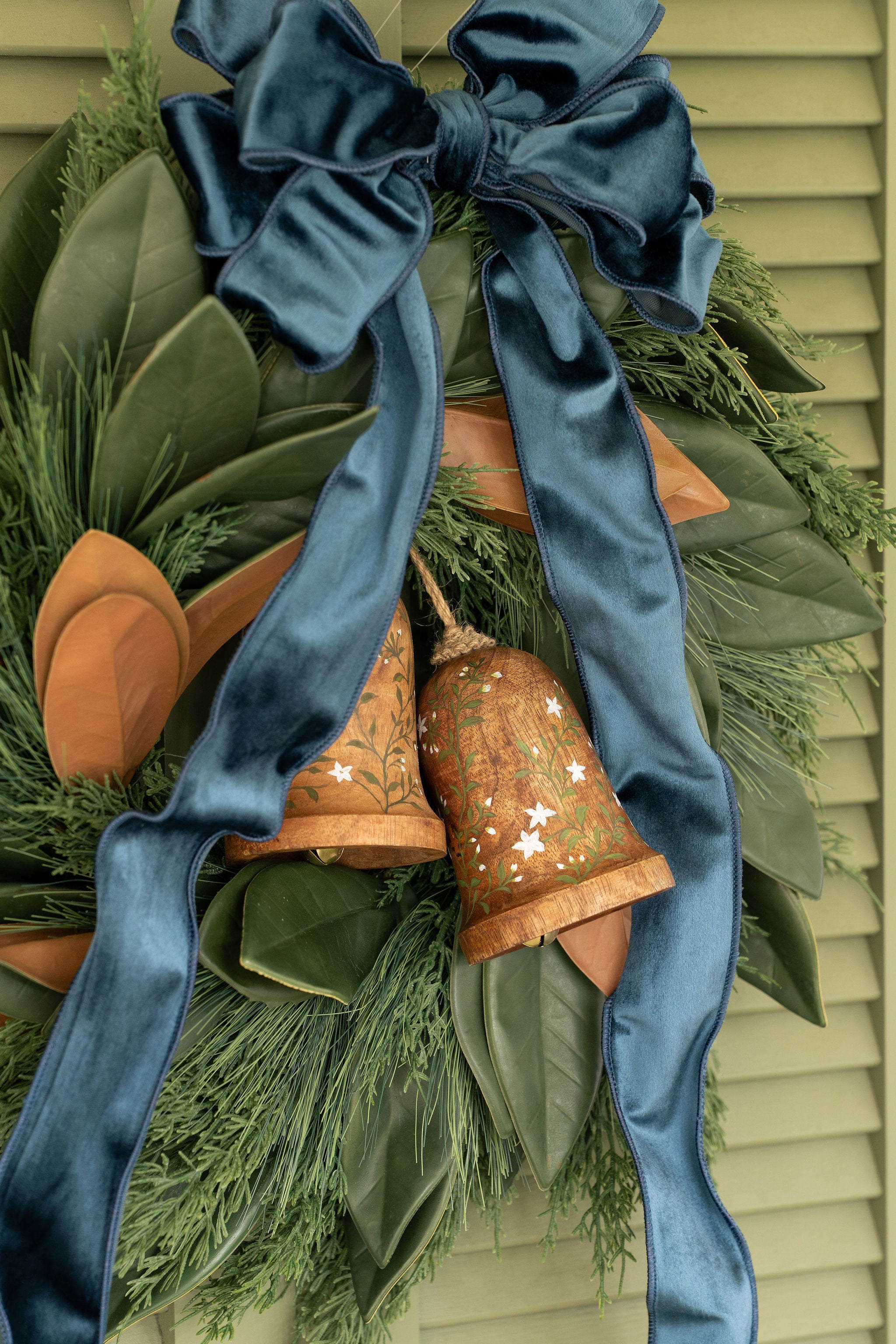 Hand-painted Wooden Bells