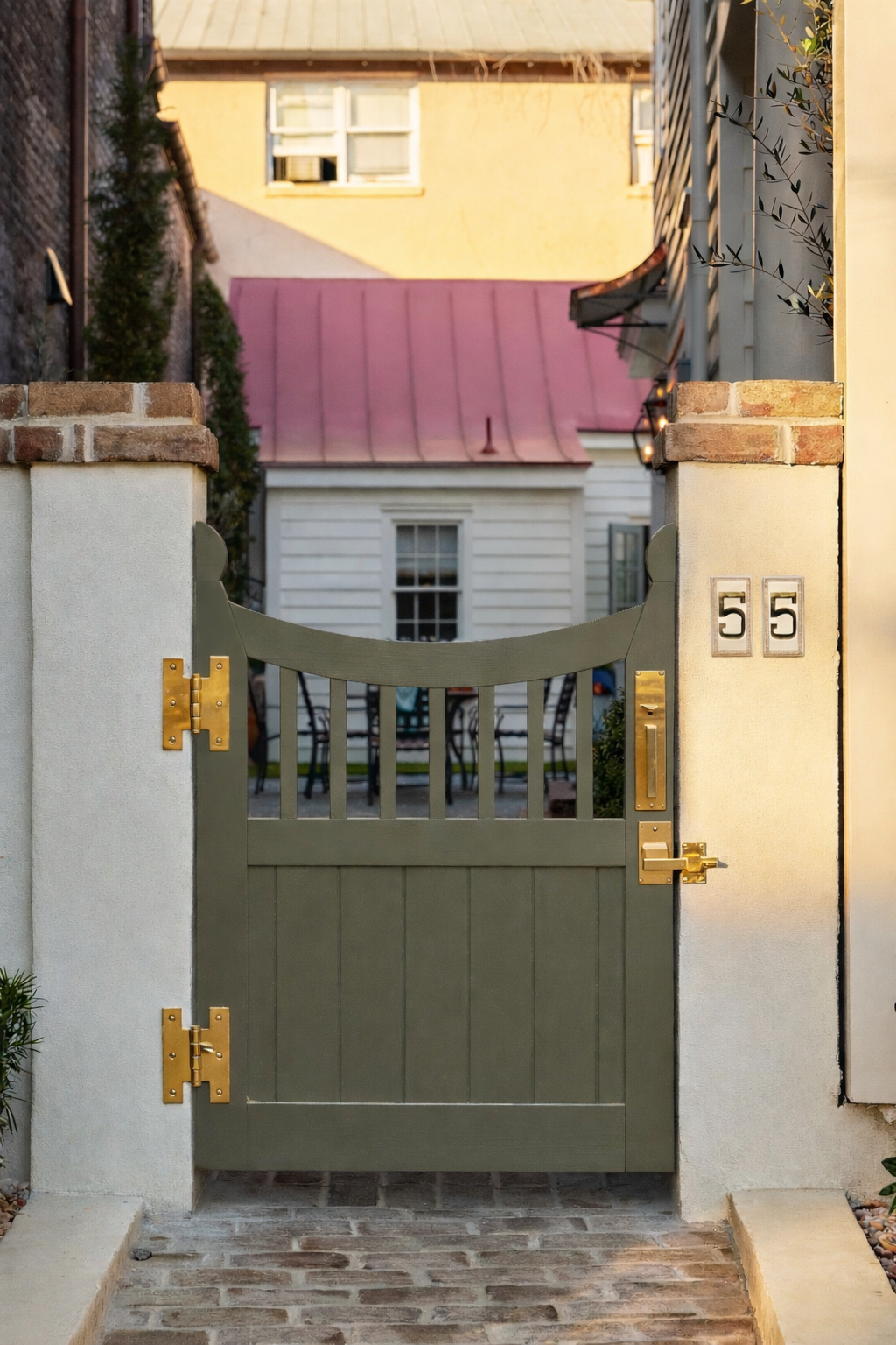 Greek Key Portuguese House Numbers