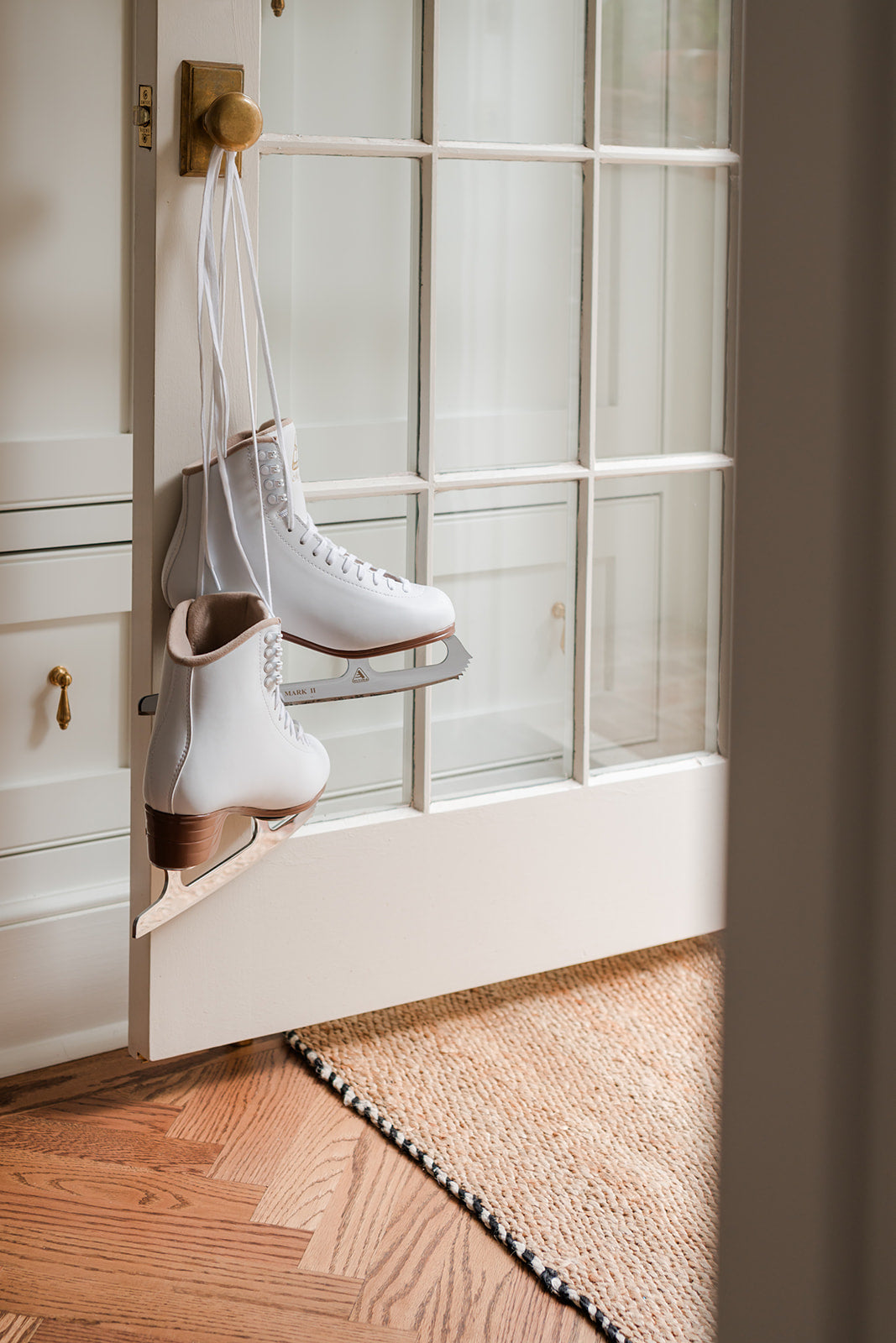Braided Jute Doormat in Wrought Iron