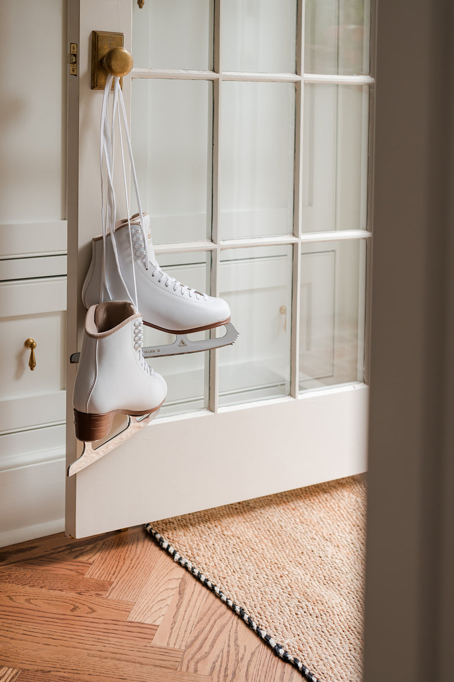 Braided Jute Doormat in Wrought Iron